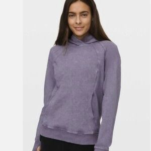 NWOT 💜 Lululemon washed purple quartz scuba hoodie